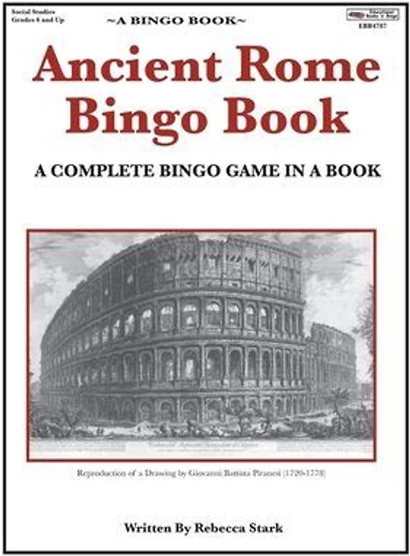 Ancient Rome Bingo Book