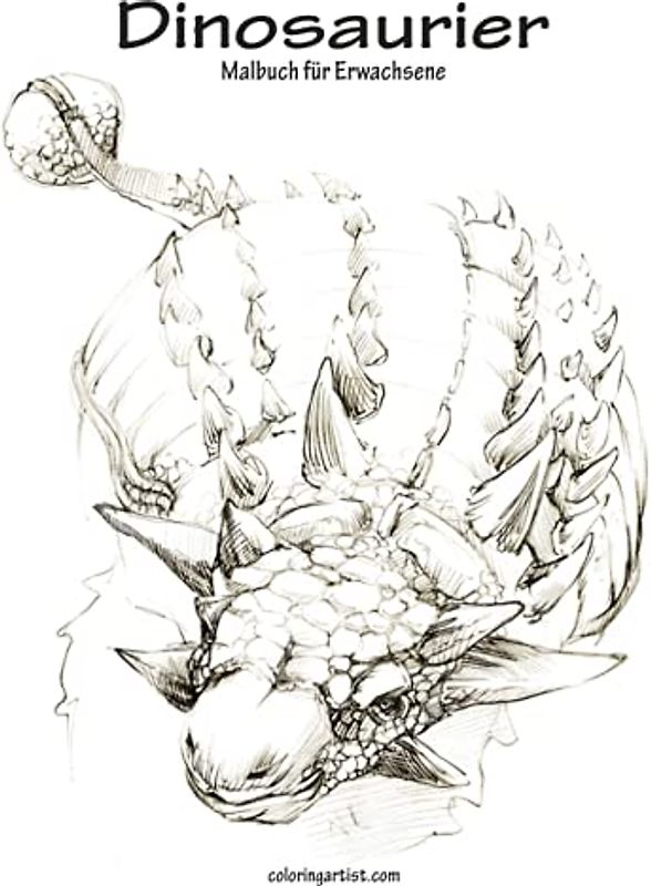 Dinosaurier-Malbuch für Erwachsene 1