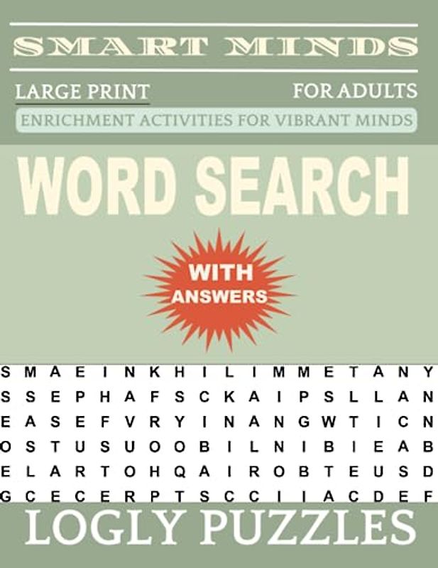 Word Search Book Large Print for Adults: 2400+ words New Fun and Relaxing Puzzles Book for Adults & Seniors with Answers Key