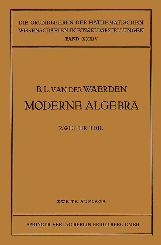 Moderne Algebra