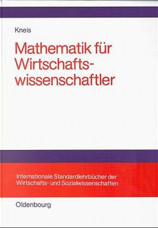 Mathematik für Wirtschaftswissenschaftler
