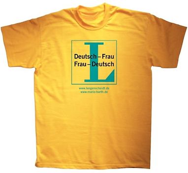 Langenscheidt T-Shirt Deutsch-Frau/Frau-Deutsch - T-Shirt