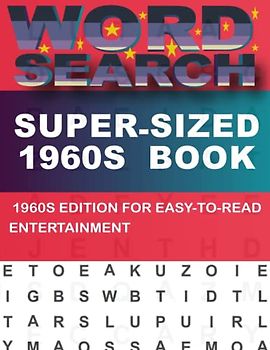 Super-Sized 1960s Word Search Book For Adults: Ideal for School and Home Learning