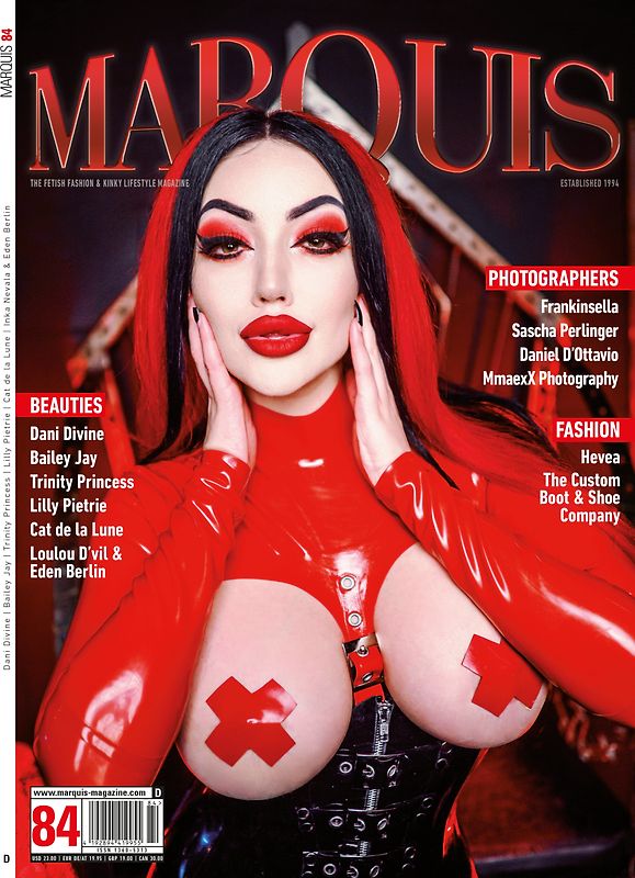MARQUIS Magazine No. 84 - Fetish, Fashion, Latex & Lifestyle -- Deutsche Ausgabe