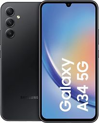 Image of Samsung Galaxy A34 5G Dual SIM 128GB awesome graphite (Refurbished)