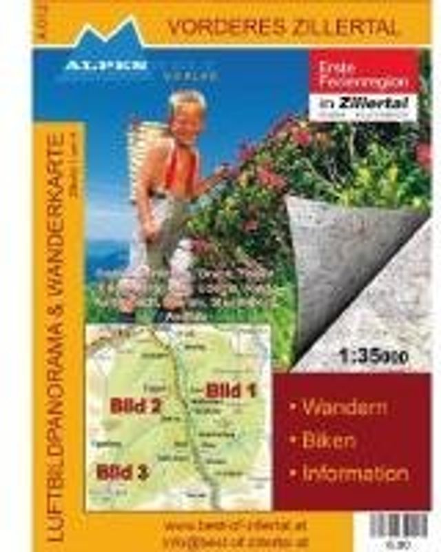 Wanderkarte Vorderes Zillertal