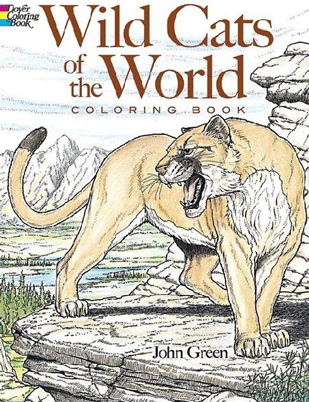 Wild Cats of the World Coloring Book