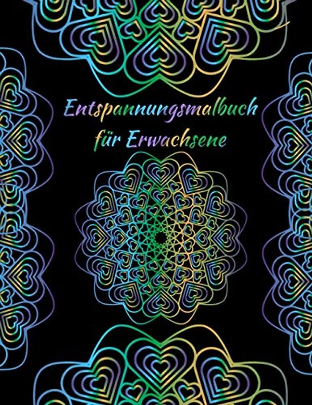 Entspannungsmalbuch für Erwachsene: Brauchst Du manchmal eine kreative Entspannungspause? Es erwarten Dich 50 Seiten kreativer Ausmalspaß zur Entspannung, auch super als Geschenk geeignet.