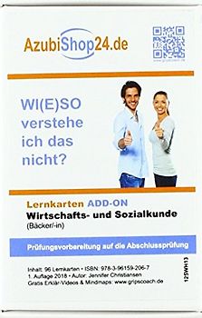 Lernkarten Wirtschafts- und Sozialkunde Bäcker Prüfungsvorbereitung Wiso Prüfung