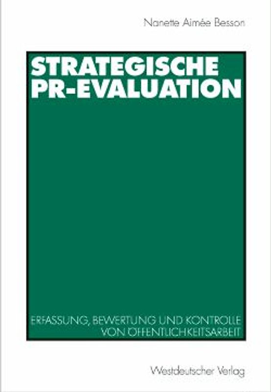 Strategische PR-Evaluation
