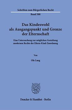 Das Kindeswohl als Ausgangspunkt und Grenze der Elternschaft