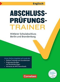 Abschlussprüfungstrainer Englisch - Berlin und Brandenburg - 10. Schuljahr