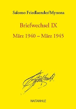 Briefwechsel IX