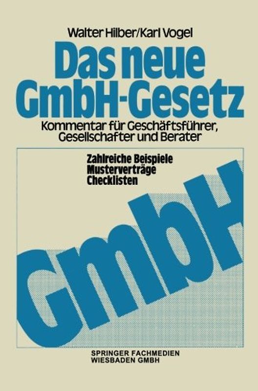 Das neue GmbH-Gesetz