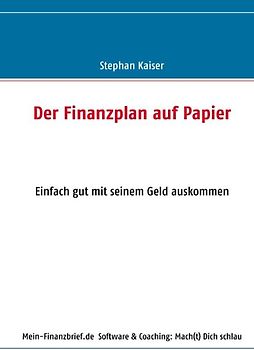 Der Finanzplan auf Papier