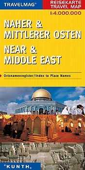 KUNTH Reisekarte Naher und Mittlerer Osten 1:4 Mio.