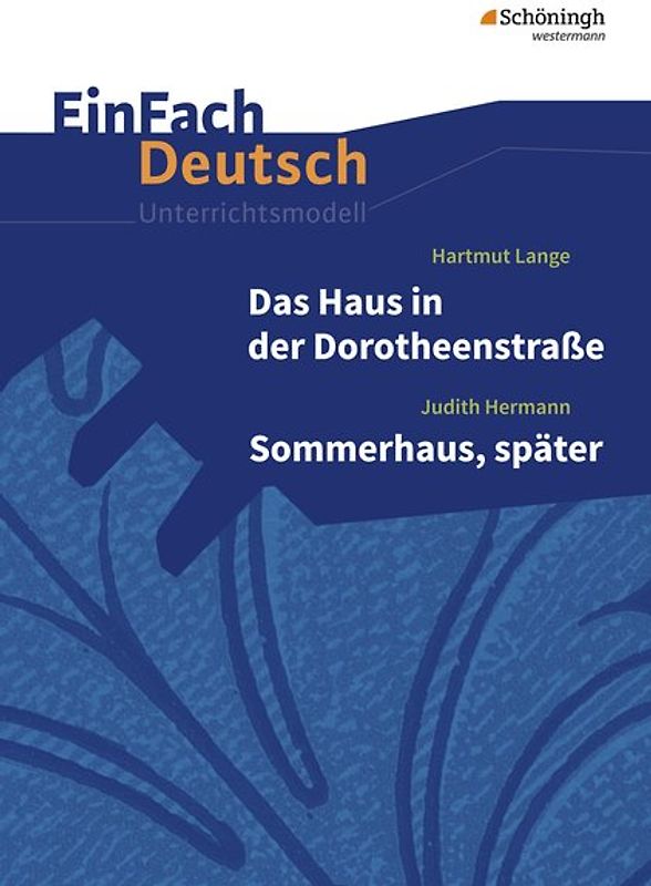 EinFach Deutsch Unterrichtsmodelle