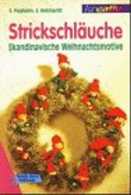 Strickschläuche. Skandinavische Weihnachtsmotive