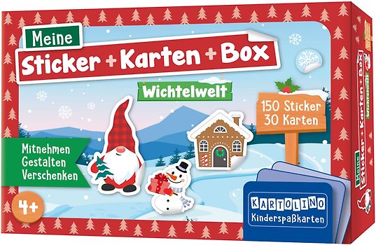 Meine Sticker + Karten + Box - Wichtelwelt