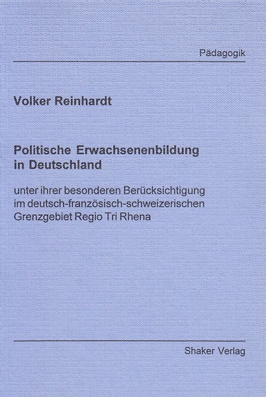 Politische Erwachsenenbildung in Deutschland