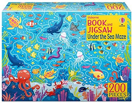 Book and Jigsaw Under the Sea Maze (Usborne Book and Jigsaw)