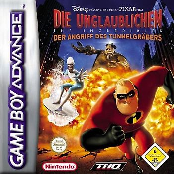 Unglaublichen,Die:The Incredibles 2 Der Angriff des Tunnelgräbers Nintendo Game Boy Advance
