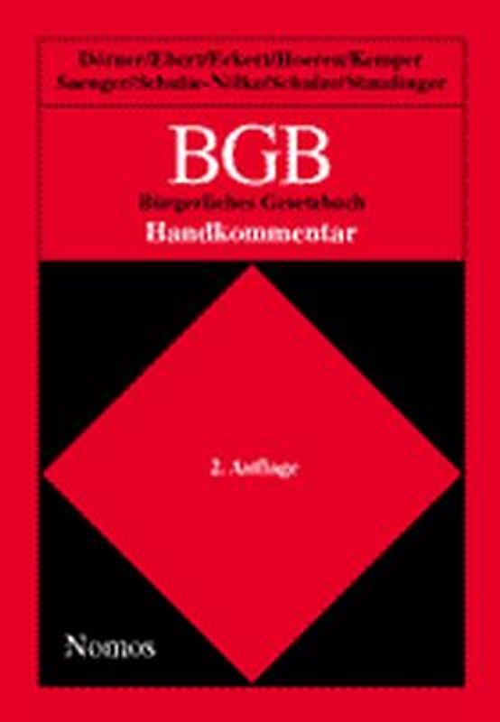 BGB - Bürgerliches Gesetzbuch