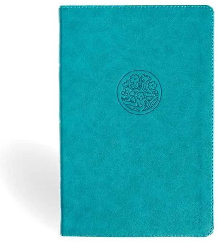 NASB Giant Print Reference Bible, Teal Leathertouch
