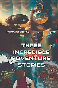 Three incredible adventure Stories: three books in one: W712, Dream World, Dragon Island, paperback, black-white illustrations