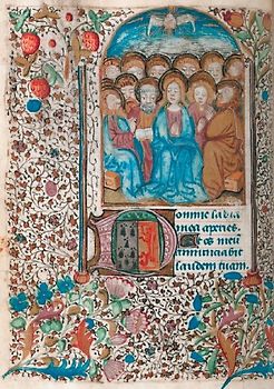 Carnet Blanc, Heures Isabelle Stuart, Colombe