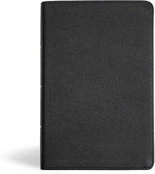KJV Personal Size Giant Print Bible, Black Genuine Leather, Indexed
