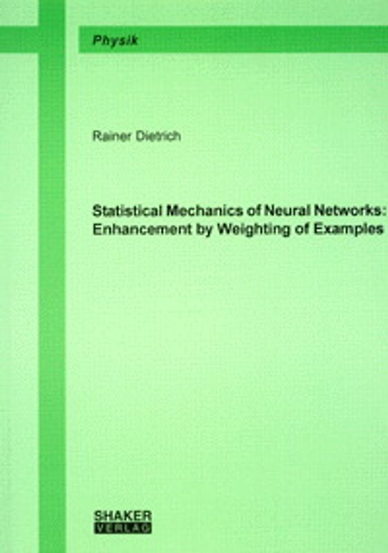 Statistical Mechanics of Neural Networks