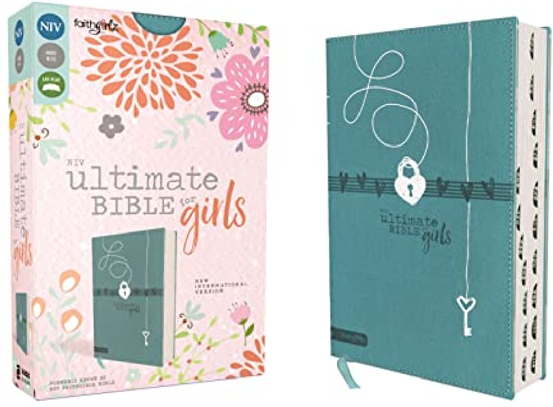 Niv, Ultimate Bible for Girls, Faithgirlz Edition, Leathersoft, Teal, Thumb Indexed Tabs