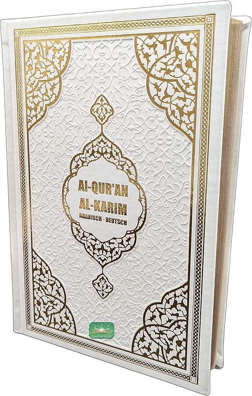 Der edle Koran, Quran - Arabisch-Deutsch, Frank Bubenheim, Weiß - Gold, Hochwertig