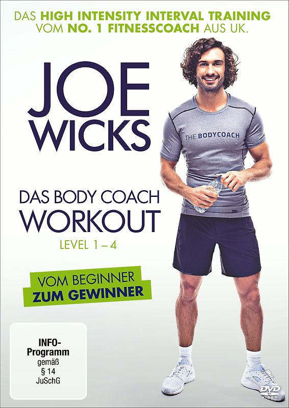 Joe Wicks - Das Body Coach Workout, Level 1-4 DVD