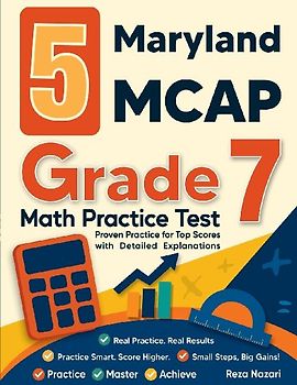 5 Maryland MCAP Grade 7 Math Practice Tests