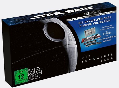 Star Wars: Die Skywalker Saga - 9 Movie Collection [9 Discs, inkl. 18 Blu-rays] Blu-ray Disc