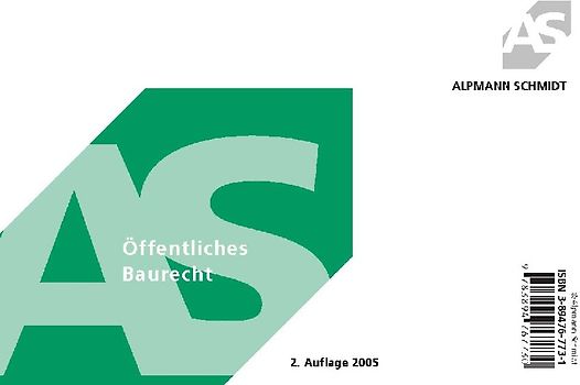 Öffentliches Baurecht