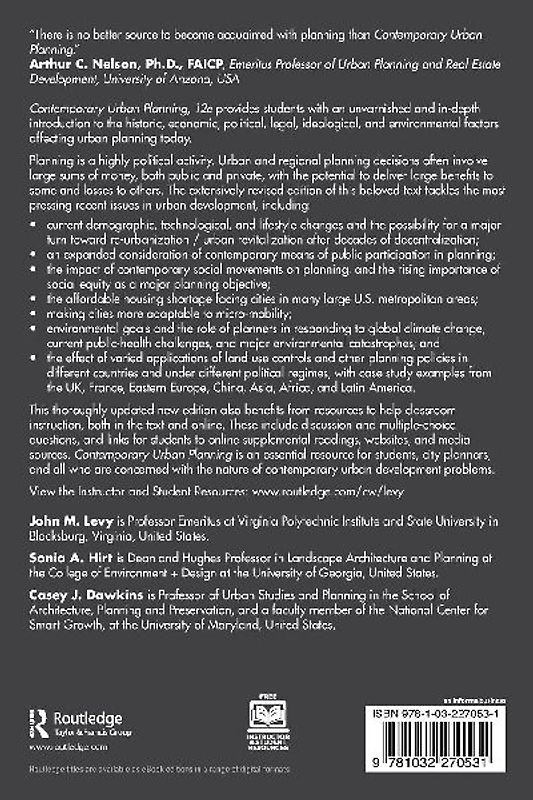 Contemporary Urban Planning