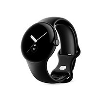 Google Pixel Watch 41 mm noir mat avec bracelet sport couleur noir volcanique [Wi-Fi]