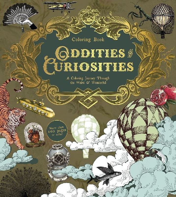 Oddities & Curiosities Coloring Book