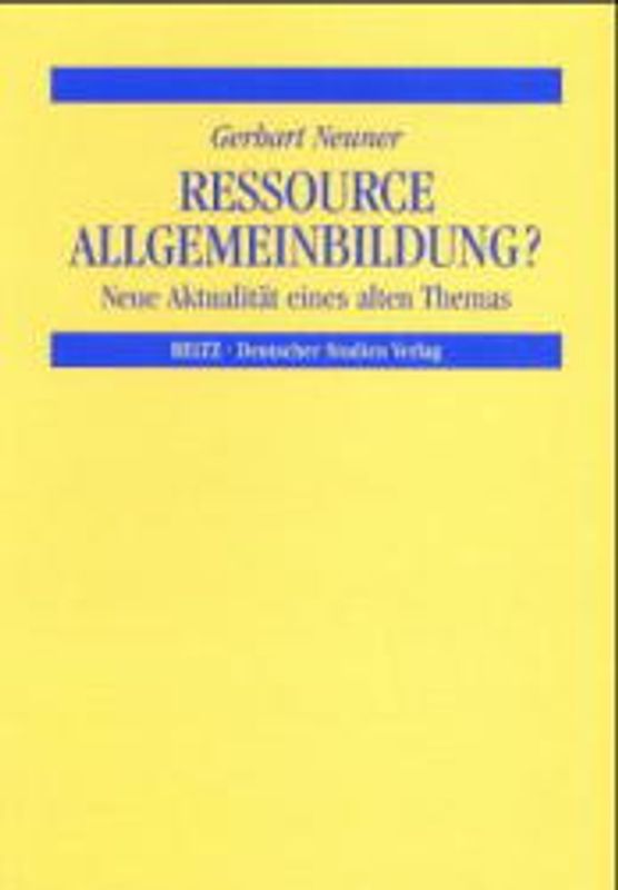 Ressource Allgemeinbildung