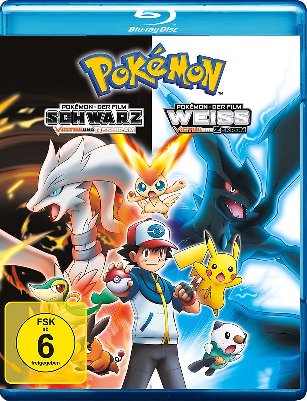 Pokémon - Der Film: Schwarz - Victini und Reshiram / Weiß - Victini und Zekrom [2 Discs] Blu-ray Disc
