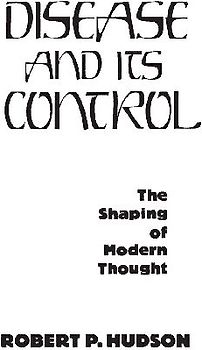 Disease and Its Control