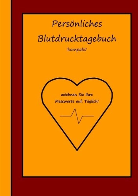 Persönliches Blutdrucktagebuch kompakt