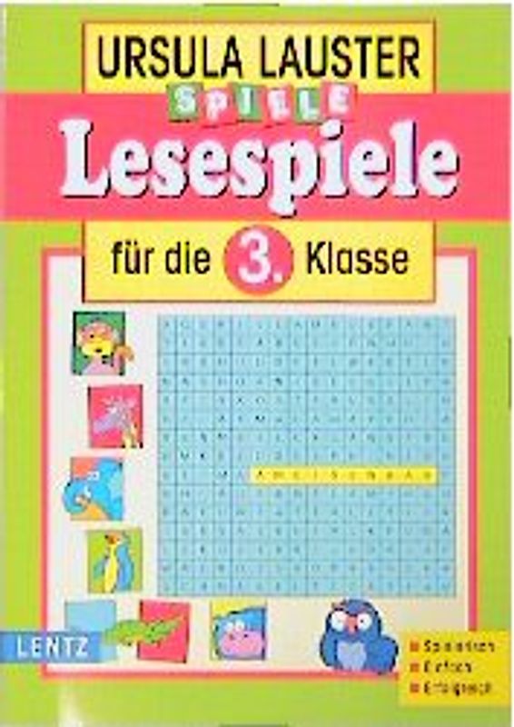 Lesespiele für die 3. Klasse