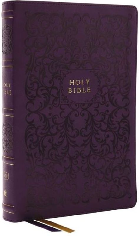 KJV Holy Bible with 73,000 Center-Column Cross References, Purple Leathersoft, Red Letter, Comfort Print: King James Version