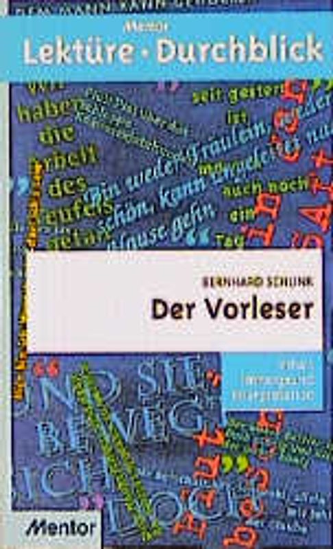 Bernhard Schlink: Der Vorleser