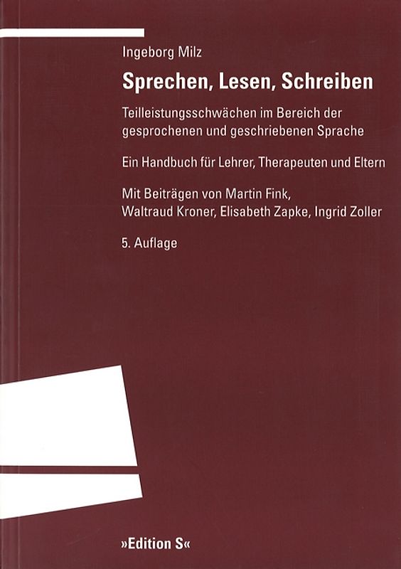 Sprechen, Lesen, Schreiben
