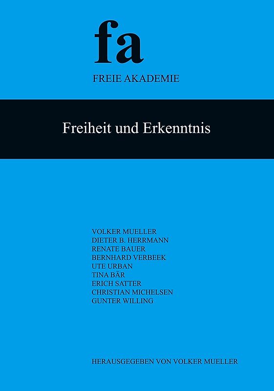 Freiheit und Erkenntnis